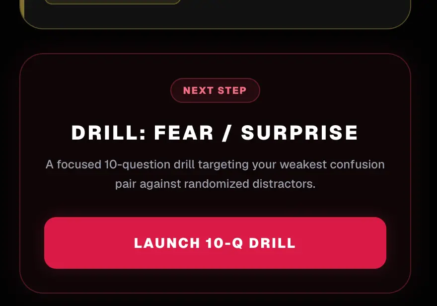 Adaptive Drills Dashboard
